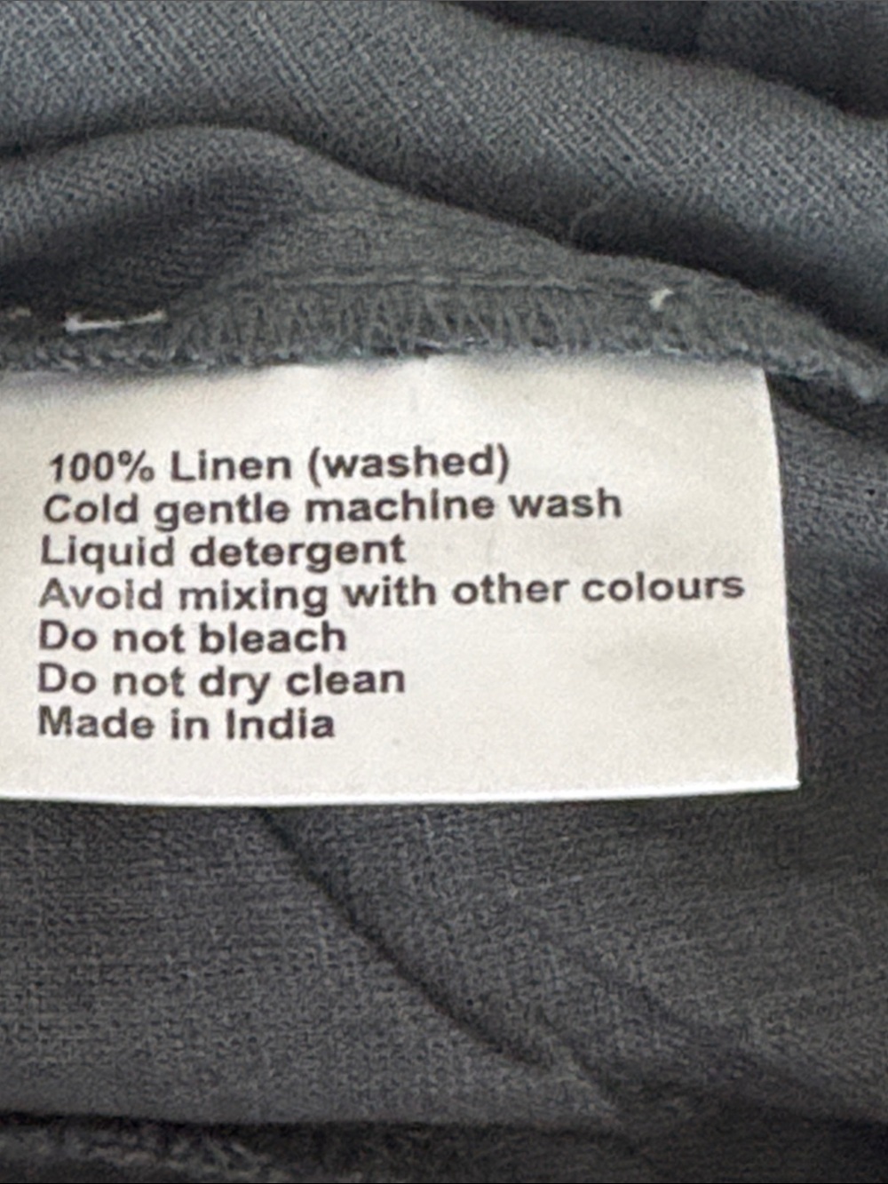 Threads by Bed Threads washed linen lounge pants washed graphite Size XS NWOT - Picture 6 of 6
